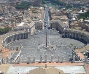 St. Peter's Square at the Vatican, the Holy See. puzzle