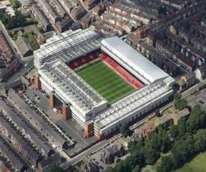 Stadium of Liverpool F.C. - Anfield - puzzle