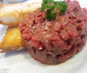 Steak tartare puzzle