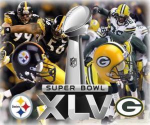 Super Bowl XLV - Pittsburgh Steelers vs Green Bay Packers puzzle