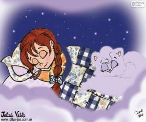 Sweet dreams. Drawing of Julieta Vitali puzzle