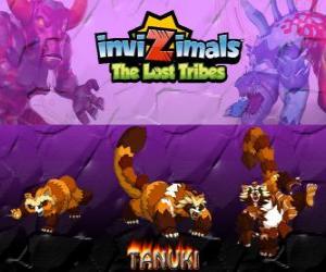 Tanuki, latest evolution. Invizimals The Lost Tribes. Powerful Invizimal with great self-confidence puzzle