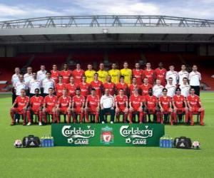 Team of Liverpool F.C. 2009-10 puzzle