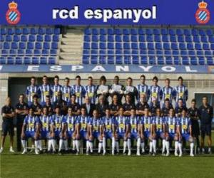 Team of R.C.D. Espanyol 2008-09 puzzle