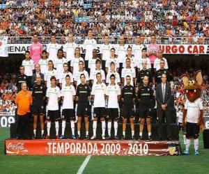 Team of Valencia C.F 2009-10 puzzle