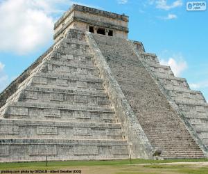 Temple of Kukulkan, Mexico puzzle