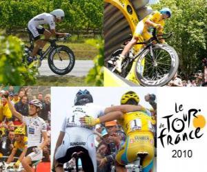 The 2010 Tour de France: Alberto Contador and Andy Schleck puzzle