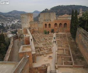 The Alcazaba de la Alhambra, Granada, Spain puzzle