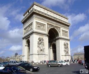 The Arc de Triomphe, Paris puzzle