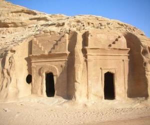 The archaeological site of Al-Hijr, Madain Salih, Saudi Arabia puzzle