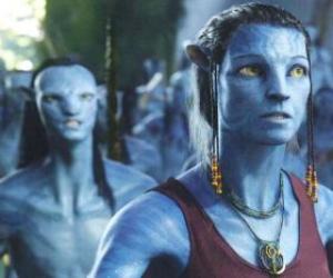 The avatar na'vi of Dr. Grace Augustine puzzle