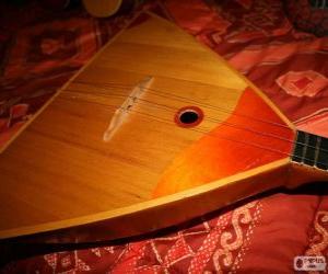 The balalaika is a Russian folk stringed musical instrument puzzle