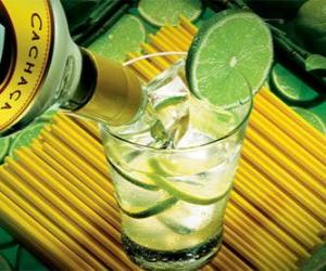 The caipirinha is a Brazilian cocktail consisting of rum, lime, sugar and ice. puzzle