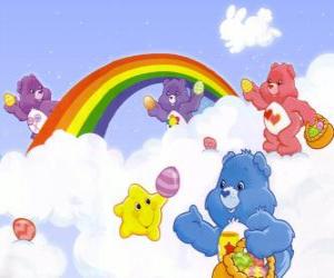 The Care Bears live in a place far away in the clouds puzzle