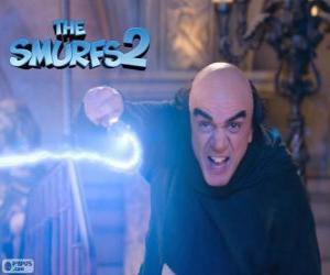 The evil wizard Gargamel puzzle