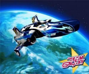 The Hornet is the spacecraft of the Team Galaxy puzzle