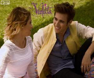 The love of Violetta and Leon, Violetta 3 puzzle