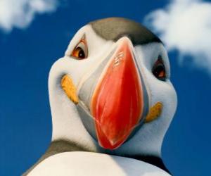 The Mighty Sven, an atlantic puffin which can fly puzzle