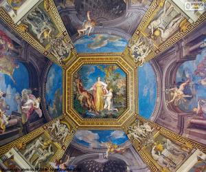 The painting of a dome of the Vatican puzzle