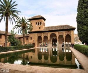 The Palace of the Alhambra, Granada, Spain puzzle