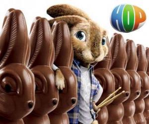 The rabbit EB should succeed his father as the Easter Bunny. Hop, the film puzzle