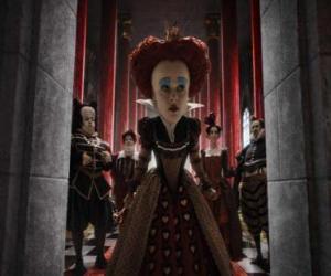 The Red Queen (Helena Bonham Carter) is the tyrannical ruler of the Underworld. puzzle