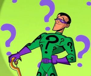 The Riddler or Nigma is a supervillain obsessed with riddles and an enemy of Batman puzzle