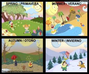 The seasons of the year puzzle