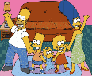 The Simpson family at his home in Springfield puzzle