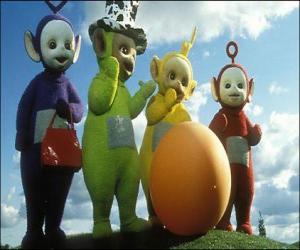 The Teletubbies: Laa-Laa, Tinky Winky, Po and Dipsy puzzle