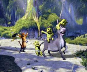 Shrek e burro - ePuzzle photo puzzle