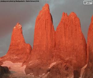 The torres del Paine, Chile puzzle