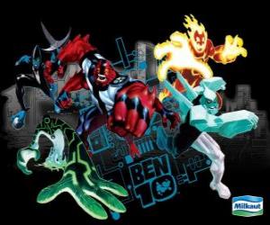 The villains in Ben 10 puzzle