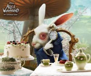The White Rabbit always in a hurry puzzle
