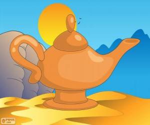 The wonderful lamp. The magic lamp puzzle