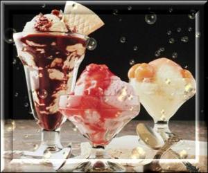 Three cups of ice cream puzzle