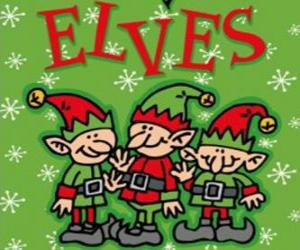 Three little elves of Santa Claus puzzle