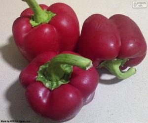 Three red peppers puzzle