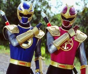 Thunder Ranger are a duo Crimson and Navy puzzle