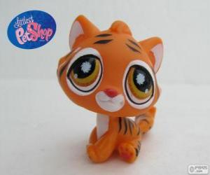 Tiger from the Littlest PetShop puzzle