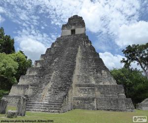 Tikal Temple I, Guatemala puzzle