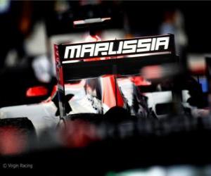 Timo Glock - Virgin - Sepang 2011 puzzle