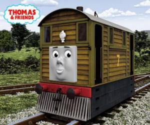 Toby is the No. 7 brown tram engine puzzle