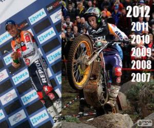 Toni Bou 2012 trial world champion puzzle