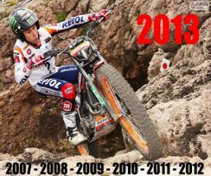 Toni Bou 2013 trial world champion puzzle