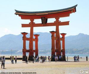 Torii of Itsukushima Shrine, Japan puzzle