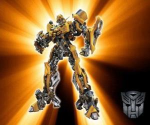 Transformers Bumblebee, is called - little brother - the Autobots puzzle