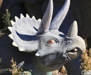 Triceratops head puzzle