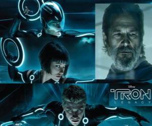 Tron: Legacy, main characters puzzle