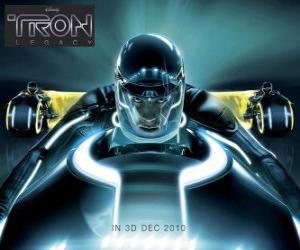Tron: Legacy, Sam Flynn incredible flying motorcycle puzzle